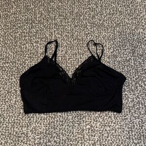 INC Elegant Black Lace Bralette